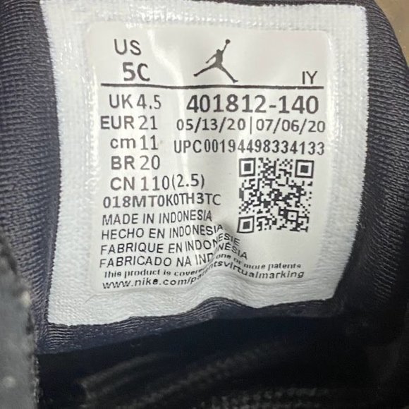 Air Jordan 9 Retro “University Blue” UNC 401812-140 Toddler Td Baby Boy Size 5C - Picture 12 of 12